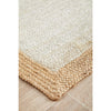 Burleigh 1224 White Natural Border Jute Runner Rug - Rugs Of Beauty - 5