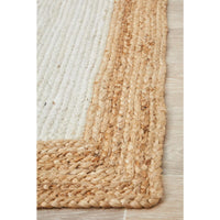Burleigh 1224 White Natural Border Jute Rug - Rugs Of Beauty - 6