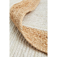 Burleigh 1224 White Natural Border Jute Rug - Rugs Of Beauty - 9