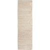 Burleigh 1221 Diamond Patterned White Natural Jute Runner Rug - Rugs Of Beauty - 1
