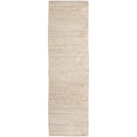 Burleigh 1221 Diamond Patterned White Natural Jute Runner Rug - Rugs Of Beauty - 1