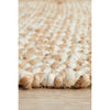 Burleigh 1221 Diamond Patterned White Natural Jute Runner Rug - Rugs Of Beauty - 7