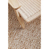 Burleigh 1221 Diamond Patterned White Natural Jute Rug - Rugs Of Beauty - 5