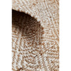 Burleigh 1221 Diamond Patterned White Natural Jute Rug - Rugs Of Beauty - 9