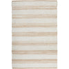Burleigh 1225 White Natural Striped Jute Rug - Rugs Of Beauty - 1