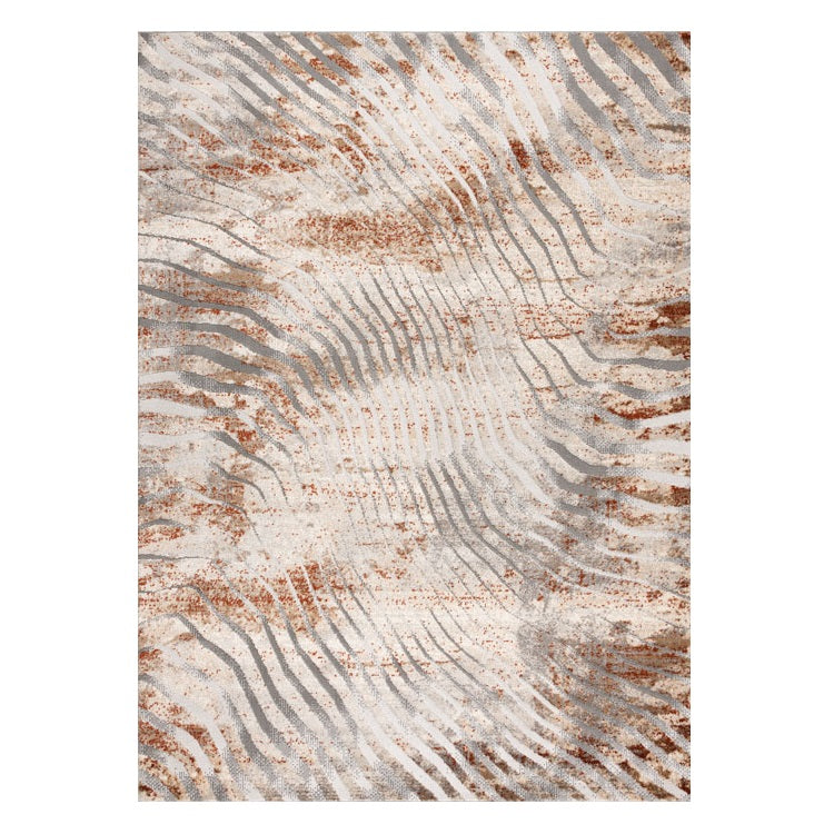 Olya 1756 Grey Multi Coloured Patterned Modern Rug - Rugs Of Beauty - 1