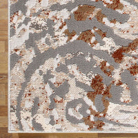 Olya 1760 Grey Multi Coloured Patterned Modern Rug - Rugs Of Beauty - 4