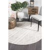 Kemi 1150 Grey Modern Tribal Boho Round Rug - Rugs Of Beauty - 5