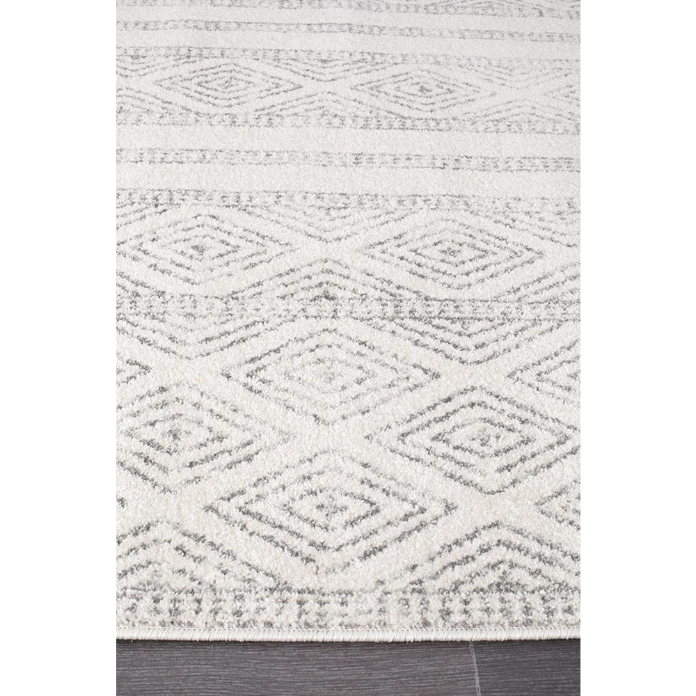 Kemi 1150 Grey Modern Tribal Boho Rug - Rugs Of Beauty - 5