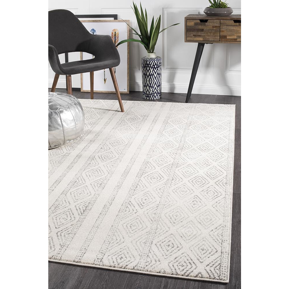 Kemi 1150 Grey Modern Tribal Boho Rug - Rugs Of Beauty - 2
