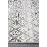 Kemi 1151 Dark Grey Modern Tribal Boho Runner Rug - Rugs Of Beauty - 3