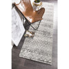 Kemi 1151 Dark Grey Modern Tribal Boho Runner Rug - Rugs Of Beauty - 6