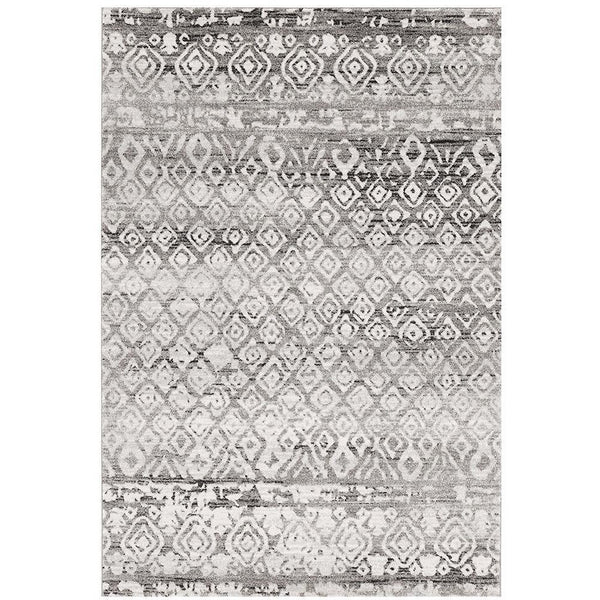 Kemi 1151 Dark Grey Modern Tribal Boho Rug - Rugs Of Beauty - 1