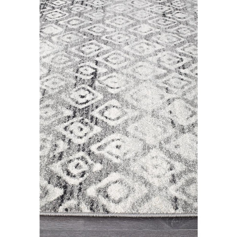 Kemi 1151 Dark Grey Modern Tribal Boho Rug - Rugs Of Beauty - 3