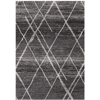 Kemi 1152 Charcoal Grey Modern Tribal Boho Rug - Rugs Of Beauty - 1