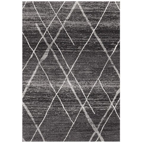 Kemi 1152 Charcoal Grey Modern Tribal Boho Rug - Rugs Of Beauty - 1