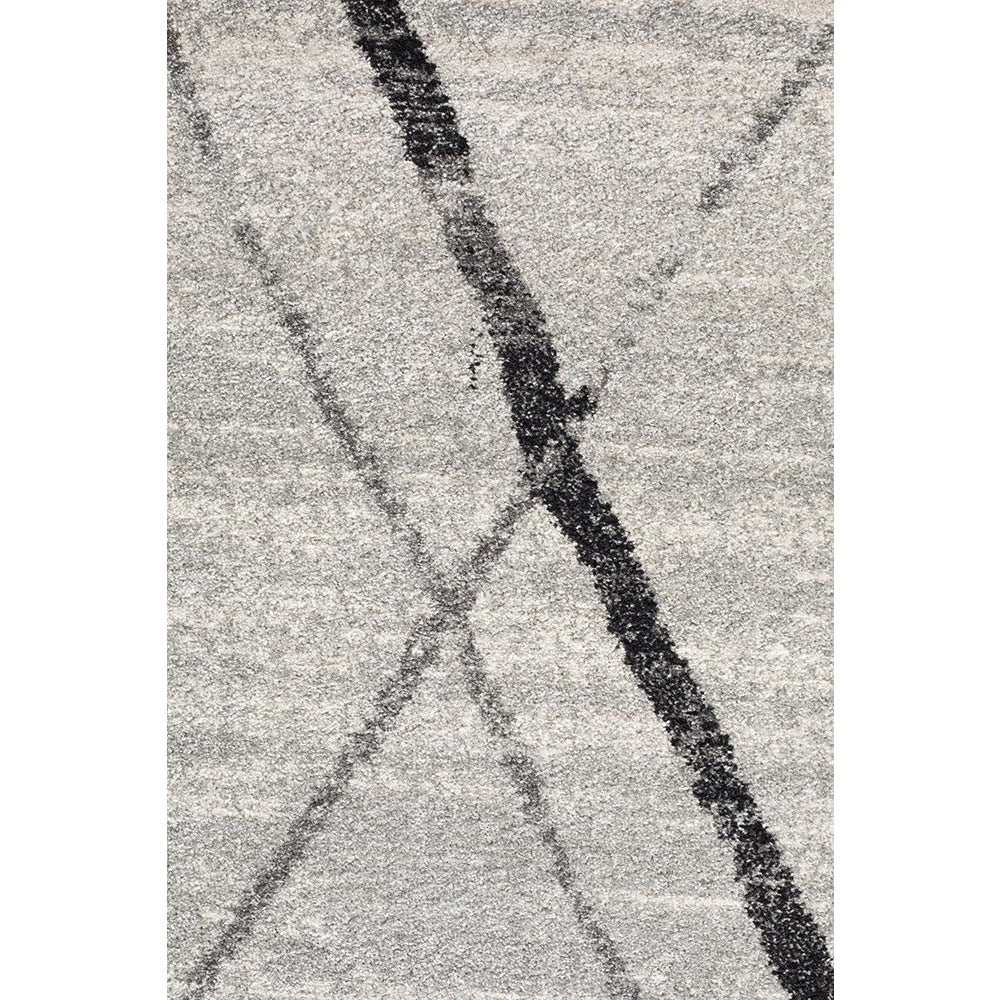 Kemi 1152 Grey Modern Tribal Boho Round Rug - Rugs Of Beauty - 3