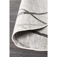 Kemi 1152 Grey Modern Tribal Boho Round Rug - Rugs Of Beauty - 4