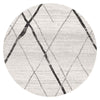 Kemi 1152 Grey Modern Tribal Boho Round Rug - Rugs Of Beauty - 1