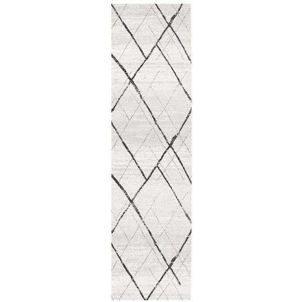 Kemi 1152 Grey Modern Tribal Boho Runner Rug - Rugs Of Beauty - 1