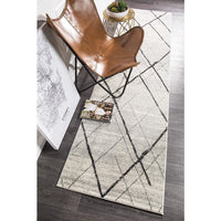 Kemi 1152 Grey Modern Tribal Boho Runner Rug - Rugs Of Beauty - 6