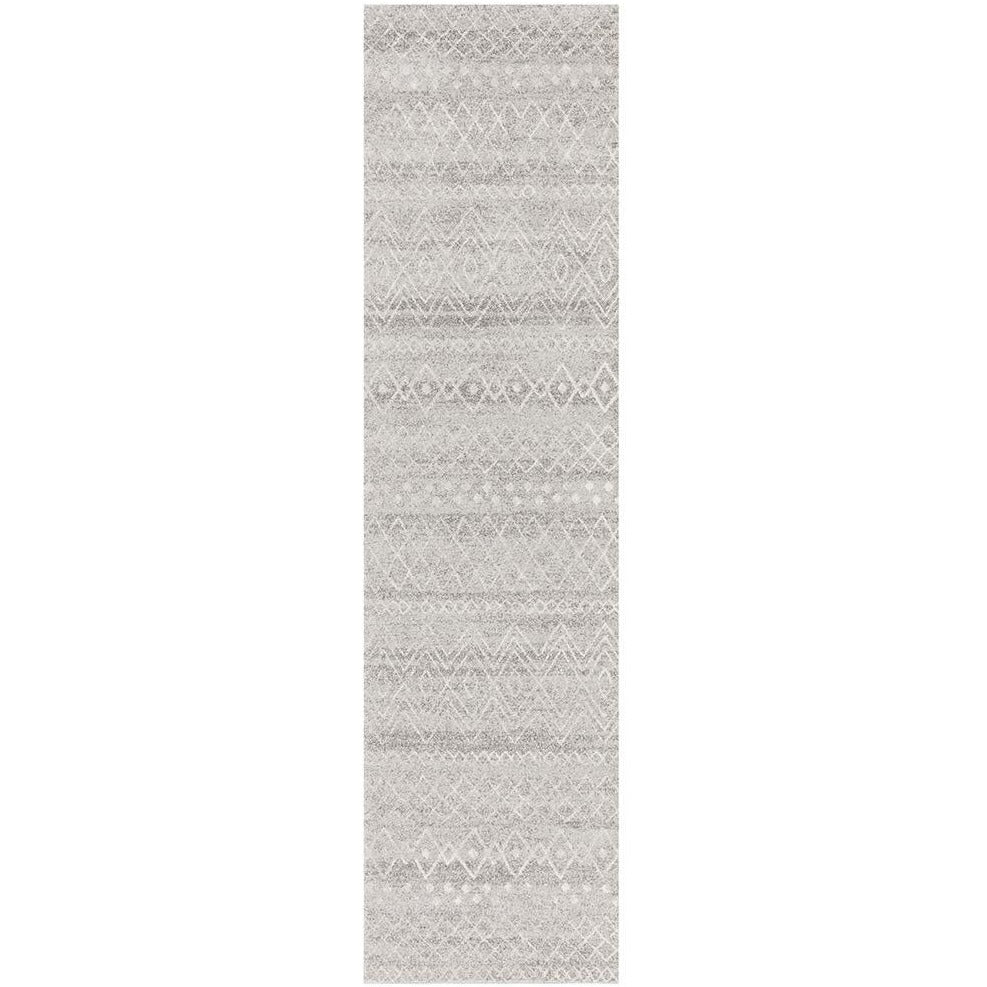 Kemi 1153 Grey Modern Tribal Boho Runner Rug - Rugs Of Beauty - 1