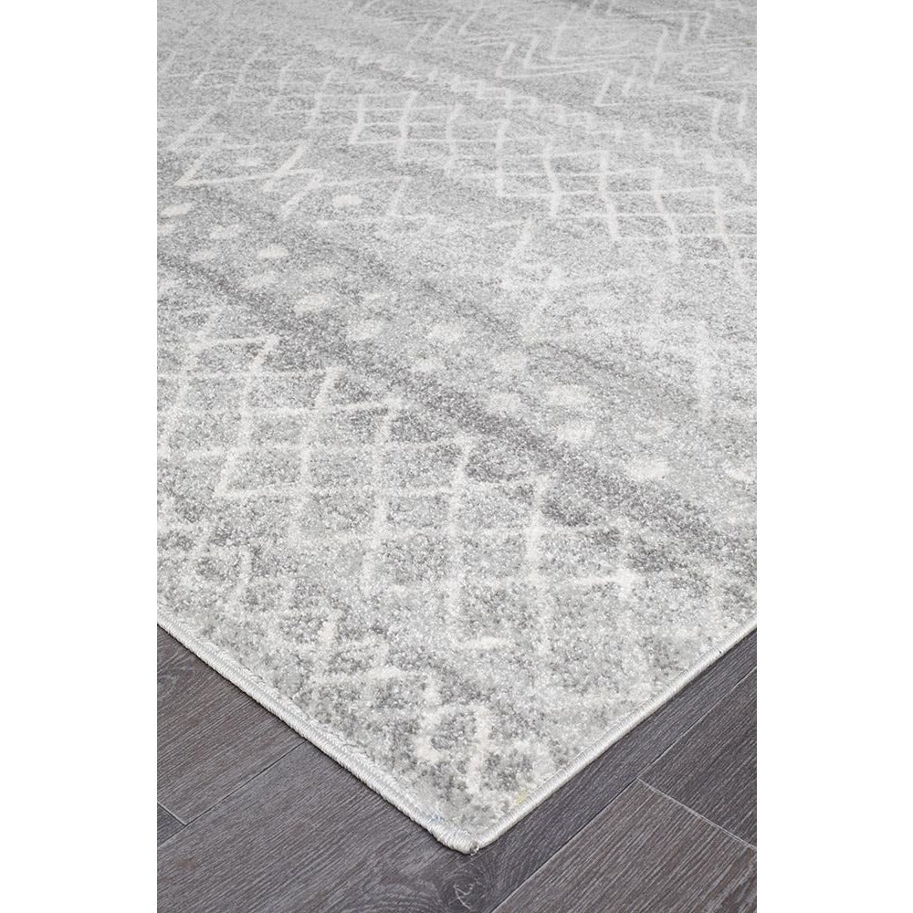 Kemi 1153 Grey Modern Tribal Boho Runner Rug - Rugs Of Beauty - 2