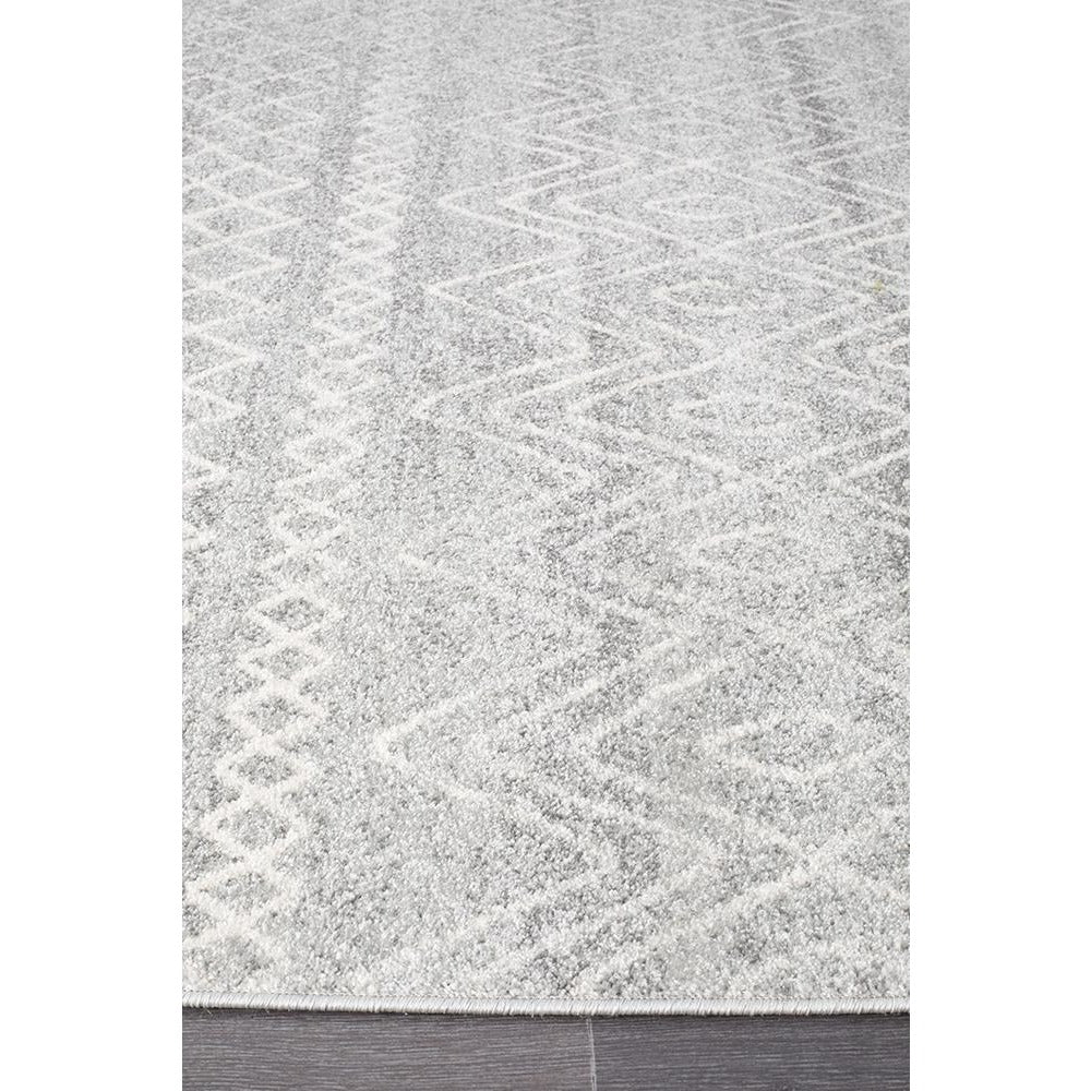 Kemi 1153 Grey Modern Tribal Boho Runner Rug - Rugs Of Beauty - 3