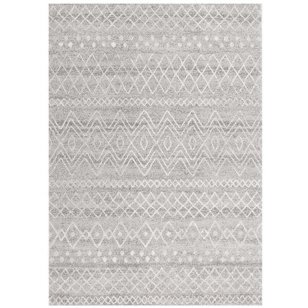 Kemi 1153 Grey Modern Tribal Boho Rug - Rugs Of Beauty - 1
