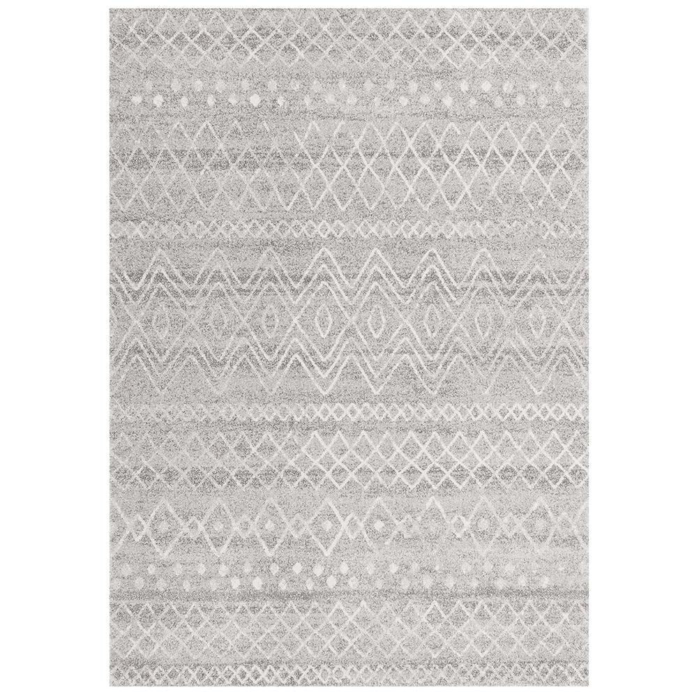 Kemi 1153 Grey Modern Tribal Boho Rug - Rugs Of Beauty - 1