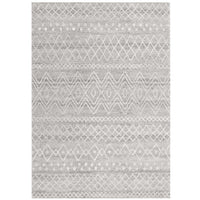 Kemi 1153 Grey Modern Tribal Boho Rug - Rugs Of Beauty - 1