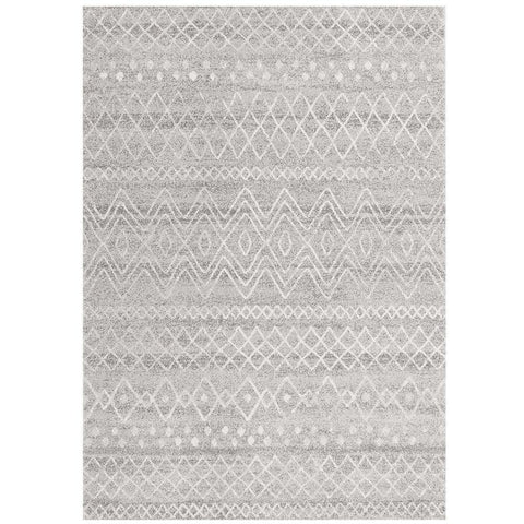 Kemi 1153 Grey Modern Tribal Boho Rug - Rugs Of Beauty - 1