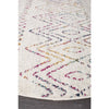 Kemi 1153 Multi Coloured Modern Tribal Boho Round Rug - Rugs Of Beauty - 2