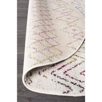 Kemi 1153 Multi Coloured Modern Tribal Boho Round Rug - Rugs Of Beauty - 4