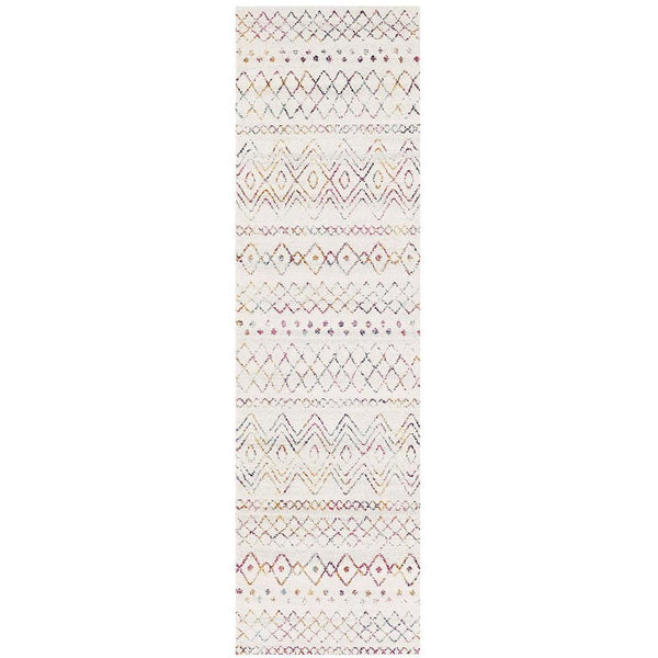 Kemi 1153 Multi Coloured Modern Tribal Boho Runner Rug - Rugs Of Beauty - 1
