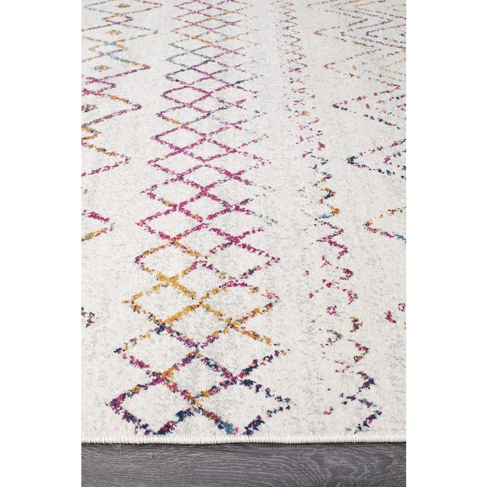 Kemi 1153 Multi Coloured Modern Tribal Boho Runner Rug - Rugs Of Beauty - 3