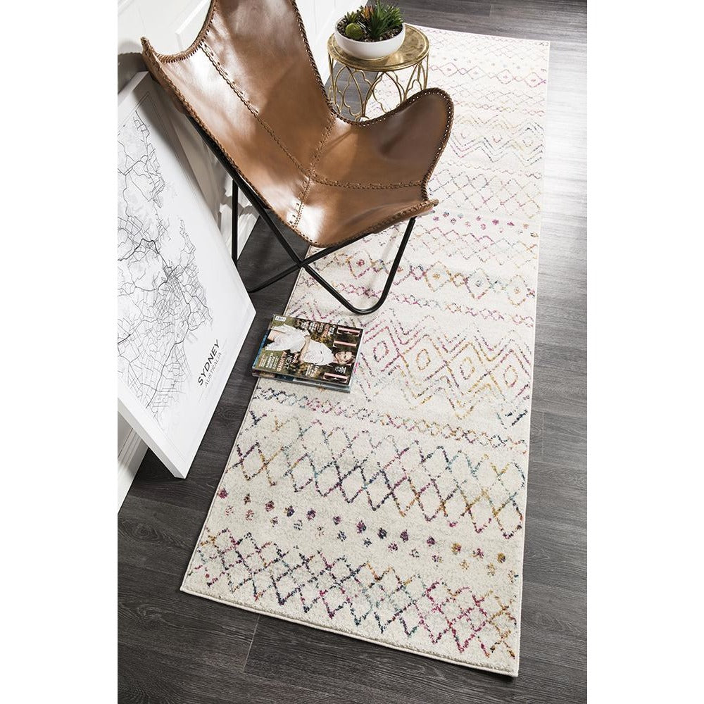 Kemi 1153 Multi Coloured Modern Tribal Boho Runner Rug - Rugs Of Beauty - 6