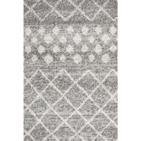 Kemi 1154 Silver Grey Modern Tribal Boho Round Rug - Rugs Of Beauty - 3