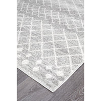 Kemi 1154 Silver Grey Modern Tribal Boho Runner Rug - Rugs Of Beauty - 2