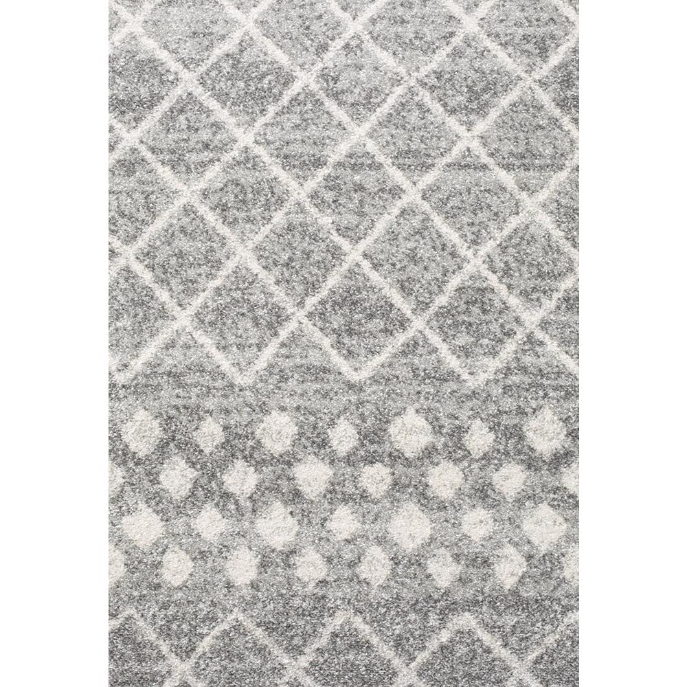 Kemi 1154 Silver Grey Modern Tribal Boho Runner Rug - Rugs Of Beauty - 4