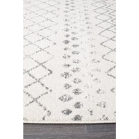 Kemi 1154 White Modern Tribal Boho Runner Rug - Rugs Of Beauty - 3
