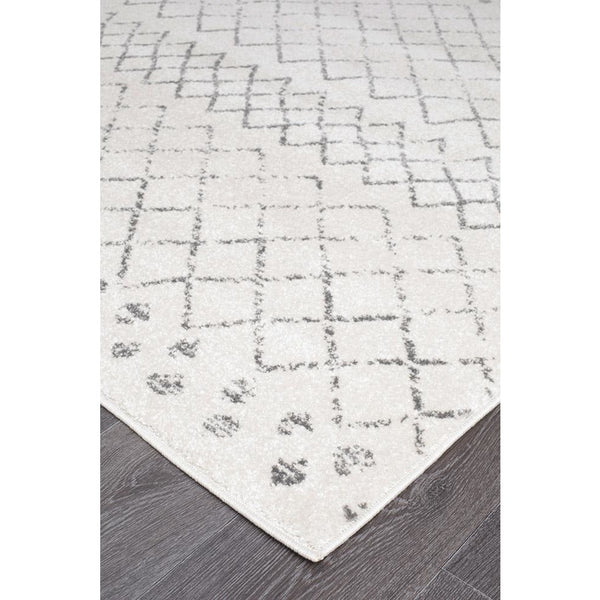 Kemi 1154 White Modern Tribal Boho Rug - Rugs Of Beauty - 2