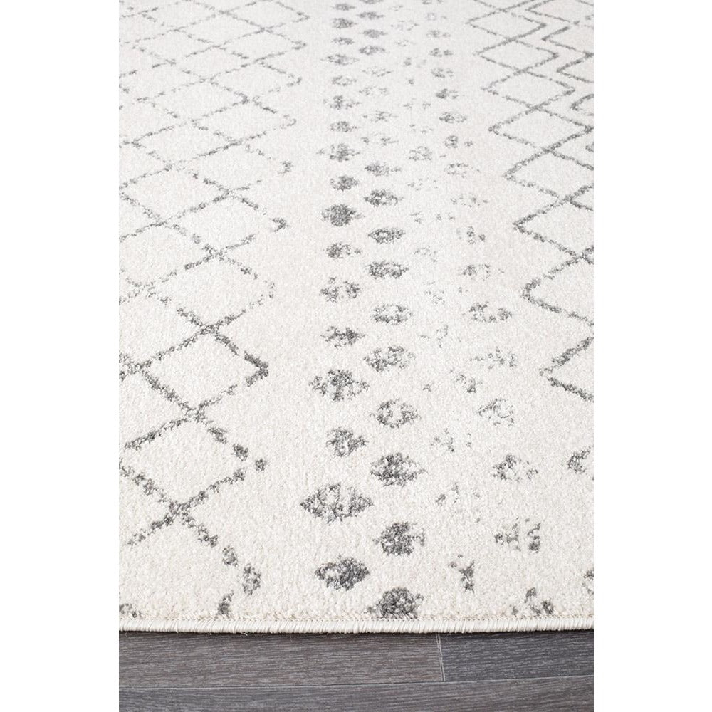 Kemi 1154 White Modern Tribal Boho Rug - Rugs Of Beauty - 3
