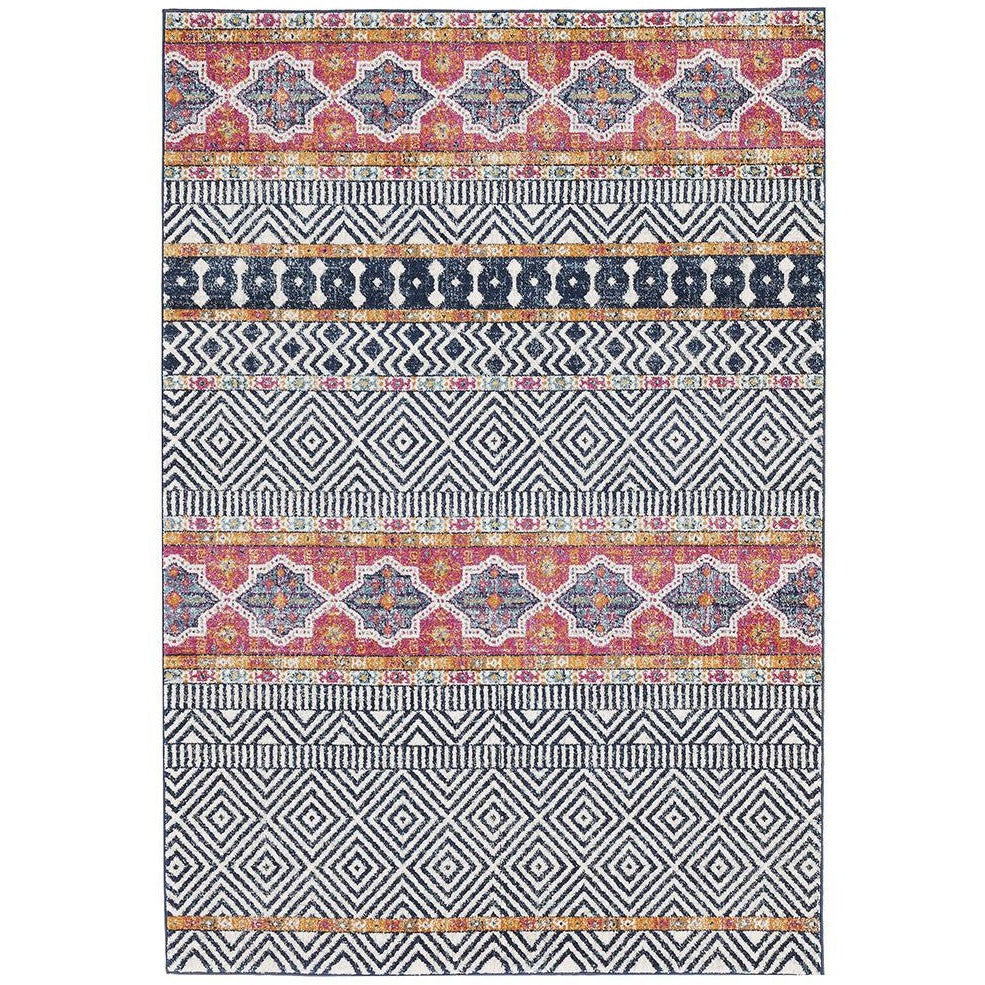 Kemi 1155 Multi Coloured Modern Tribal Boho Rug - Rugs Of Beauty - 1