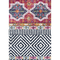 Kemi 1155 Multi Coloured Modern Tribal Boho Rug - Rugs Of Beauty - 4