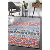 Kemi 1155 Multi Coloured Modern Tribal Boho Rug - Rugs Of Beauty - 6