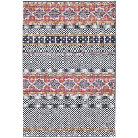 Kemi 1155 Multi Coloured Modern Tribal Boho Rug - Rugs Of Beauty - 1