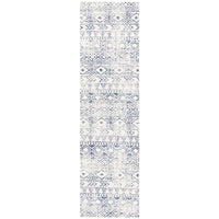 Kemi 1156 Blue Modern Tribal Boho Runner Rug - Rugs Of Beauty - 1