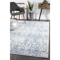 Kemi 1156 Blue Modern Tribal Boho Rug - Rugs Of Beauty - 6