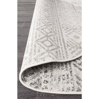 Kemi 1156 Grey Modern Tribal Boho Round Rug - Rugs Of Beauty - 4